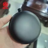 Pure Round Titanium Hip Flask