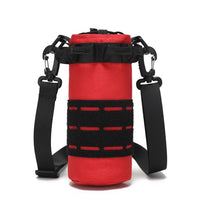 Outdoor Water Bottle Bag, Hunting Water Bottle Carrier Holder with Shoulder Strap