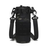 Outdoor Water Bottle Bag, Hunting Water Bottle Carrier Holder with Shoulder Strap