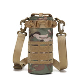 Outdoor Water Bottle Bag, Hunting Water Bottle Carrier Holder with Shoulder Strap