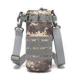 Outdoor Water Bottle Bag, Hunting Water Bottle Carrier Holder with Shoulder Strap