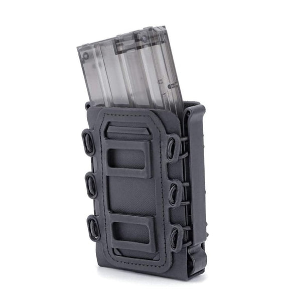 Rifle 5.56 7.62mm Magazine Pouch, AR15 AK74 (Quick Release Pouch Mag Holster)