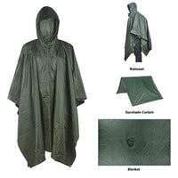 Multifunctional  Military Waterproof Rain Coat