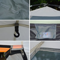 3-4 Person Double Layer Rainproof Outdoor Camping Shelter Tent for Fishing, Hunting, Travel, Adventure and Family