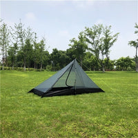 Trekkers Ultralight Waterproof Camping Tents Double Tiers Rod-less Tipi Tent Single One Person 4 Season All Weather for Hunting Hiking