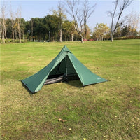 Trekkers Ultralight Waterproof Camping Tents Double Tiers Rod-less Tipi Tent Single One Person 4 Season All Weather for Hunting Hiking