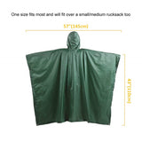 Multifunctional  Military Waterproof Rain Coat