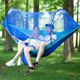 Double Hammock with Mosquito Netting + Tree Straps and Carabiners