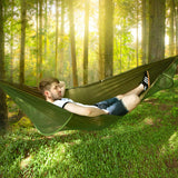 Double Hammock with Mosquito Netting + Tree Straps and Carabiners