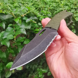 Wilderness Straight Fixed Blade Knife for Camping Hunting Survival