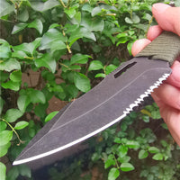 Wilderness Straight Fixed Blade Knife for Camping Hunting Survival