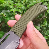 Wilderness Straight Fixed Blade Knife for Camping Hunting Survival