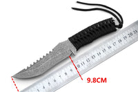 58HRC Outdoor High Hardness 8CR13 Straight Knife Multi-purpose Portable for Self-Defense Survial Climbing Riding Camping