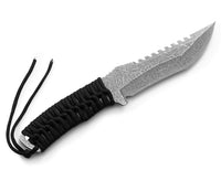 58HRC Outdoor High Hardness 8CR13 Straight Knife Multi-purpose Portable for Self-Defense Survial Climbing Riding Camping