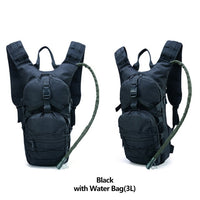 Tactical Full Hydration Outdoor Survival Pack With 3L Bladder