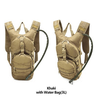 Tactical Full Hydration Outdoor Survival Pack With 3L Bladder