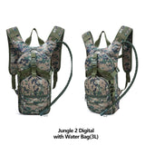 Tactical Full Hydration Outdoor Survival Pack With 3L Bladder