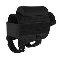 Tactical Buttstock Hunting Rifle Cheek Rest 7 Round Ammo Carrier