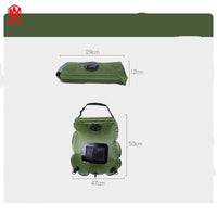 5 Gallon Portable Outdoor Mountaineering Solar Shower Bag