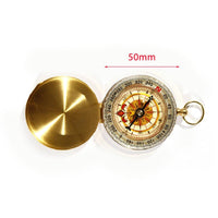 Lightweight Emergency Brass Compass For Outdoor Navigation