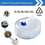 3L-15L Collapsible Water Container Outdoor Foldable Water Tank Storage Bottle