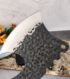 Manual Forged Slaughter Cleaver Field Survival Chopping Axe