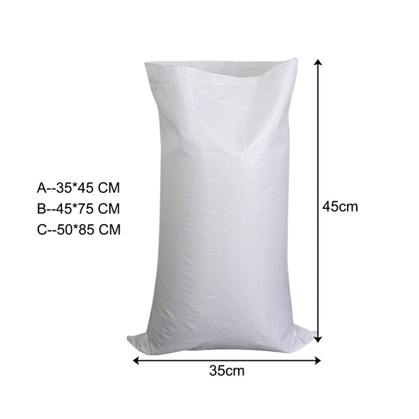 Extra Large 10Pcs Flood Control Sand Bag Flood Resistant Plastic Fabric Heavy Duty Thick Sandbag