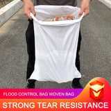 5/10Pcs Flood Control Sand Bag Empty Flood Resistant Plastic Fabric Heavy Duty Thick Sandbag