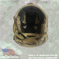 DEWBest UHMWPE Ballistic NIJ IIIA USA OBL TESTED Helmet