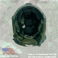 DEWBest UHMWPE Ballistic NIJ IIIA USA OBL TESTED Helmet