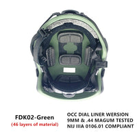 DEWBest UHMWPE Ballistic NIJ IIIA USA OBL TESTED Helmet