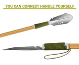 Stainless Steel Multi-use Survival Shovel With Sawtooth Hex Wrench