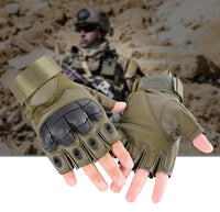 Military Tactical Fingerless Gloves