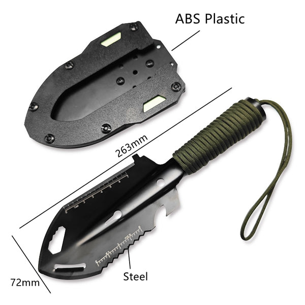 Tactical Hand Shovel Multifunction Camping Hiking Survival Tools Military Outdoor Small Shovel Garden Digging