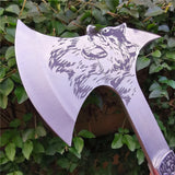 The Wolf - Stainless Steel Tactical Axe Tomahawk