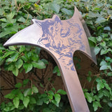 The Wolf - Stainless Steel Tactical Axe Tomahawk