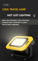 10000Mah Portable Camping Lamp IP65 Waterproof Flashlight Solar Camping Spotlight Emergency Rechargeable Magnetic Led Work Light