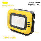 10000Mah Portable Camping Lamp IP65 Waterproof Flashlight Solar Camping Spotlight Emergency Rechargeable Magnetic Led Work Light