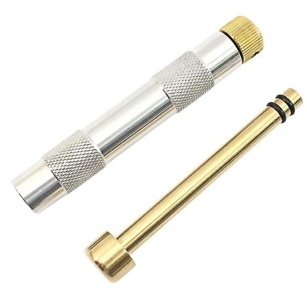 Brass Metal Fire Piston with Char Cloth-Campers / Survival / Preppers Outdoor Emergency Fire Tube Camping Survival Outdoor Tools